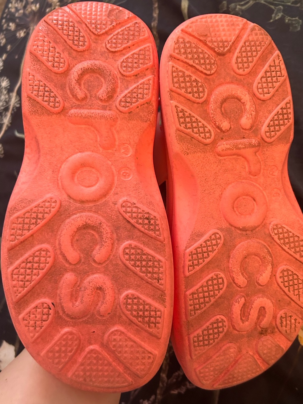 Crocs Soho Y Strap Sandal in Coral Pink and with Jibbitz - Picture 3 of 5